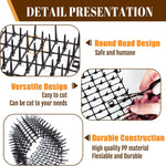 Hmdivor cat repellent mat showing 8 included garden staples