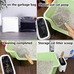 Pipimoo scoop stand next to litter box setup