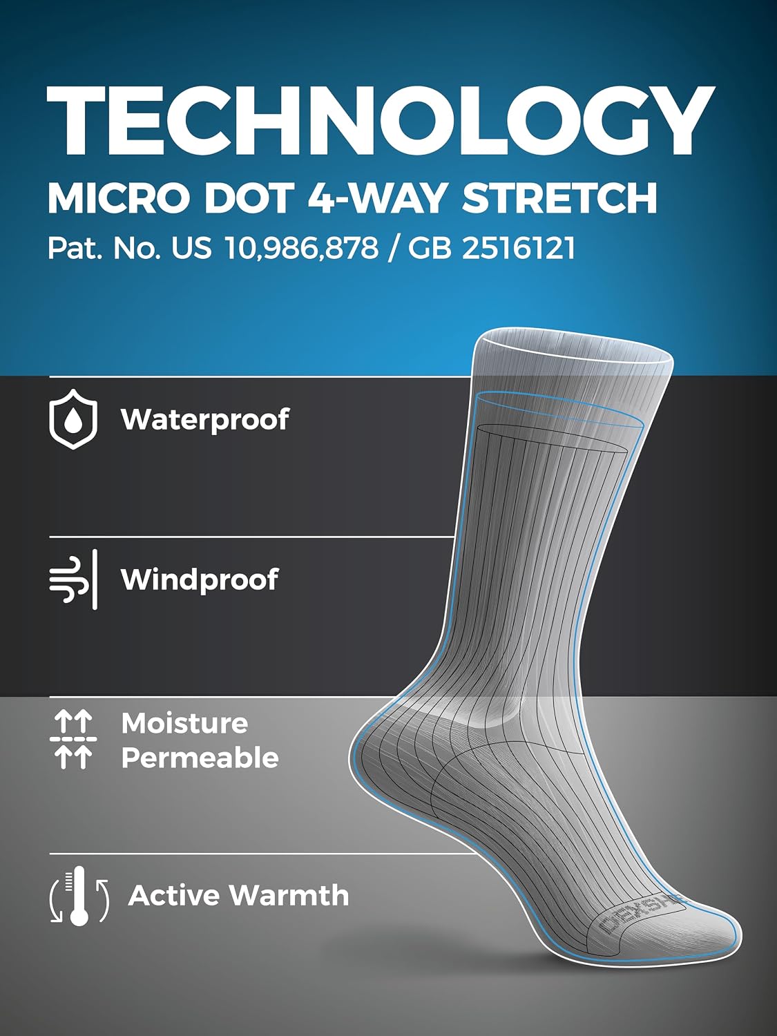 DexShell Waterproof Everyday Socks, Over-the-Ankle - Image 6