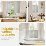 YoungsTex linen curtains textured fabric close up view