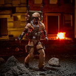 Carl Doc Greer action figure holding signal flare and taser