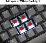 Keychron C2 Pro double shot PBT keycaps close up