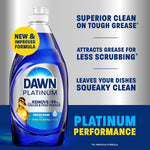 Dawn Platinum dish soap pouring liquid texture