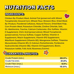 Resealable pouch of Temptations chicken flavor hairball care treats