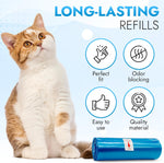 Unscented cat litter refill bags in 75 count roll format