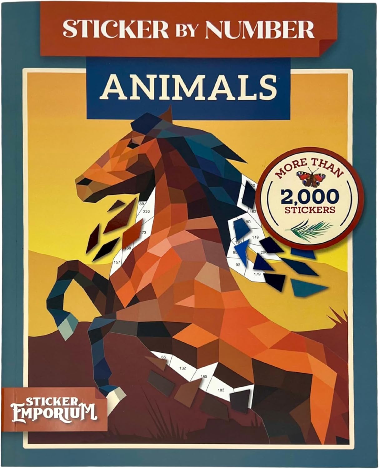 Sticker by Number Animals: Fusion of Paint-by-Number and Sticker Fun by Sticker Emporium - Image 1