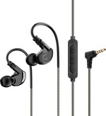 MEE audio M6 Sport Wired Earbuds, Noise Isolating In Ear Headphones, Sweatproof Earphones for Running/Gym/Workouts with Dynamic Enhanced Bass Sound, Memory Wire Earhooks, 3.5mm Jack Plug (Clear) - Image 10