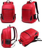 Kids Backpack for Boys Kindergarten Elementary Primary School Bookbags Back to School Bags with Large Campartments Mochilas para Escolares Nios 17" Dark Red - Image 9