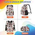 Catilo student bookbag side profile highlighting pocket depth.