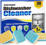 Airhome dishwasher cleaner tablets 30 count front view packaging