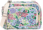 Baggallini Trifecta RFID Wallet Crossbody front view
