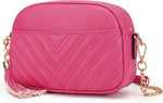 lola mae Quilted Crossbody Bag | Shoulder Purse - Image 9