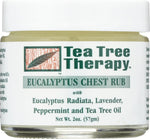 Tea Tree Therapy Eucalyptus Australian Chest Oil front view natural cold relief