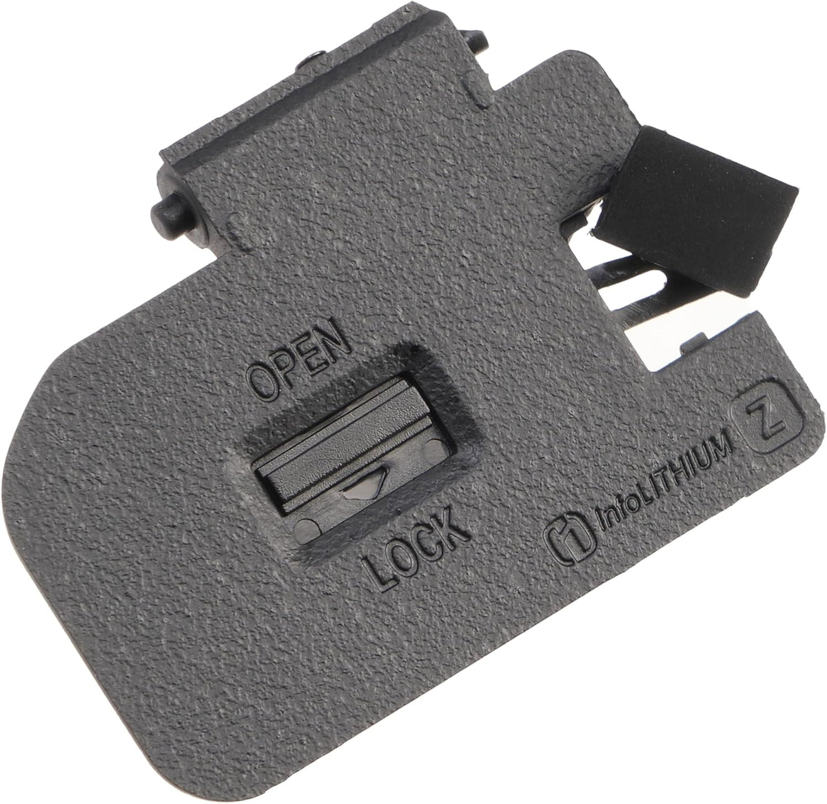 FocusFoto battery door cover with cable outlet front view for Sony Alpha camera repair