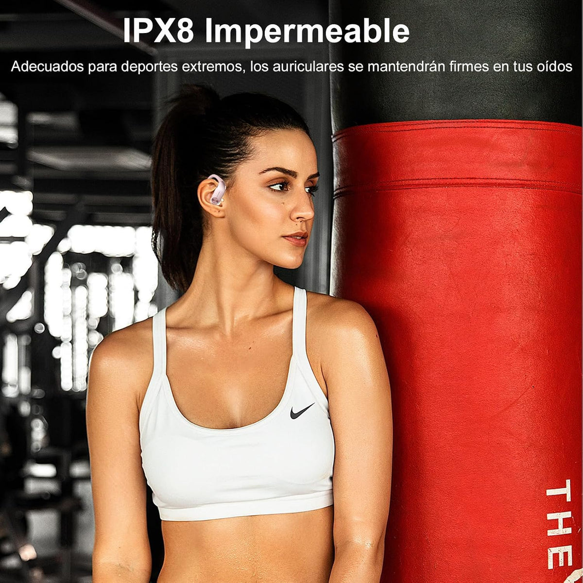 Hadbleng running headphones highlighting dual-layer audio driver structure