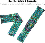 TZT farm sun protection sleeves close up pattern