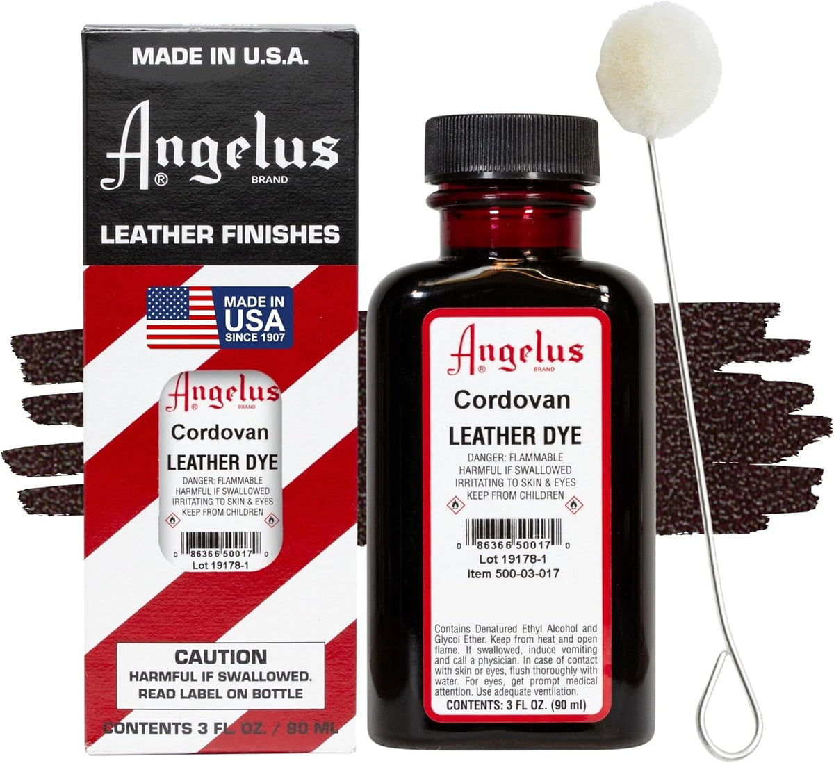 Angelus Leather Dye, Permanent Leather Dye for Shoes, Boots, Bags, Crafts, Furniture, & More - 3 fl oz, Mahogany - Image 9