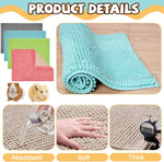 Barydat washable rabbit bedding mats in four colors