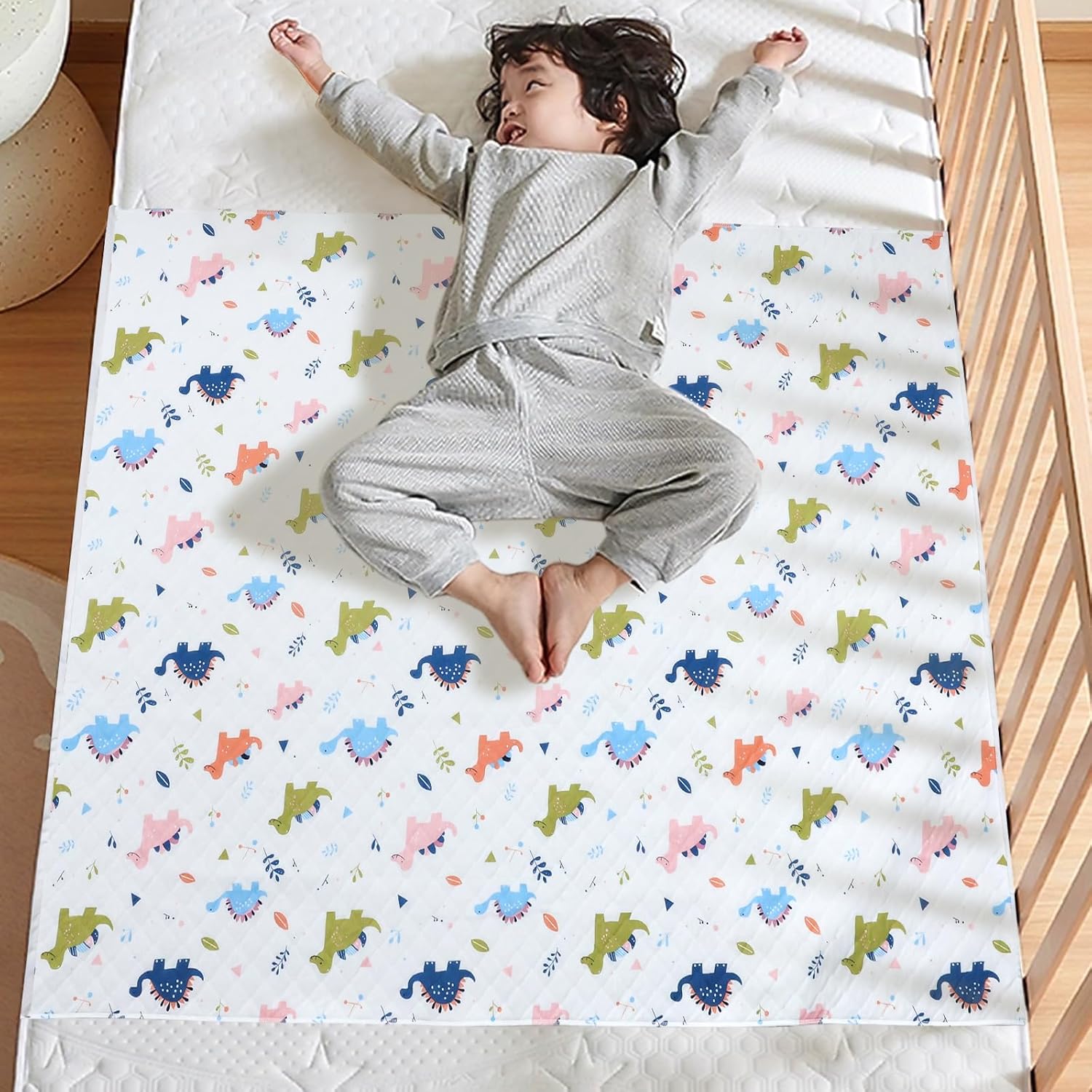 MooMoo Baby waterproof potty training pad front view