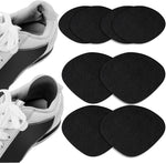 HTZNHXT Shoe Heel Repair Kit front view 4 pairs of black adhesive patches.