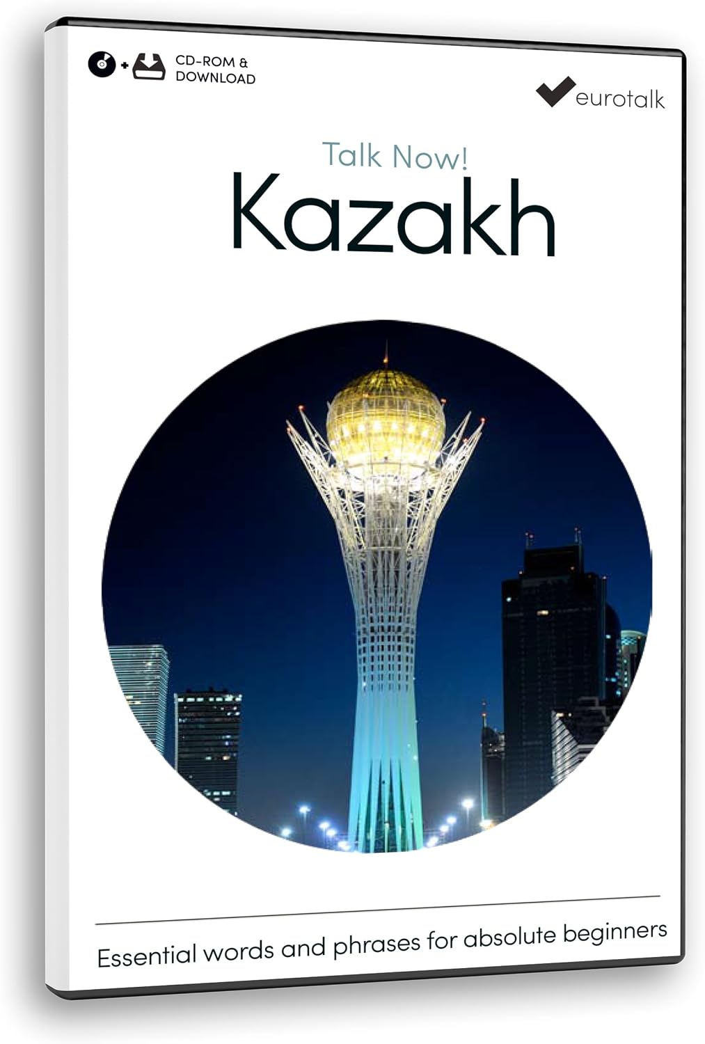 EuroTalk Talk Now Kazakh front packaging view