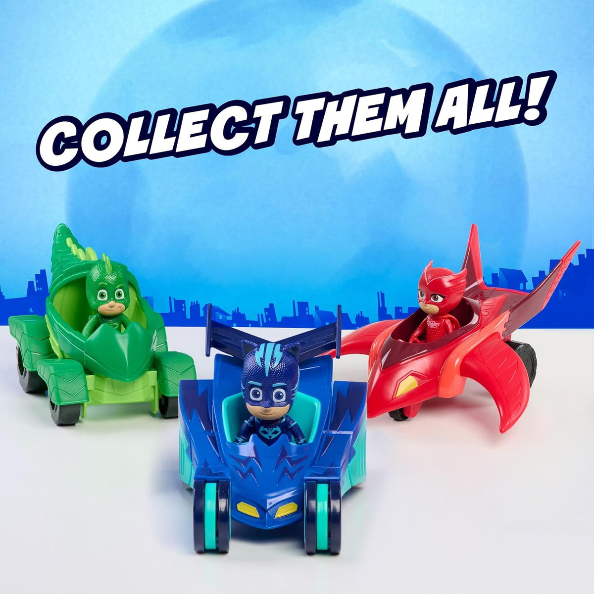 PJ Masks Catboy & Cat-Car Articulated Blue Action Figure and Vehicle Set - Image 5