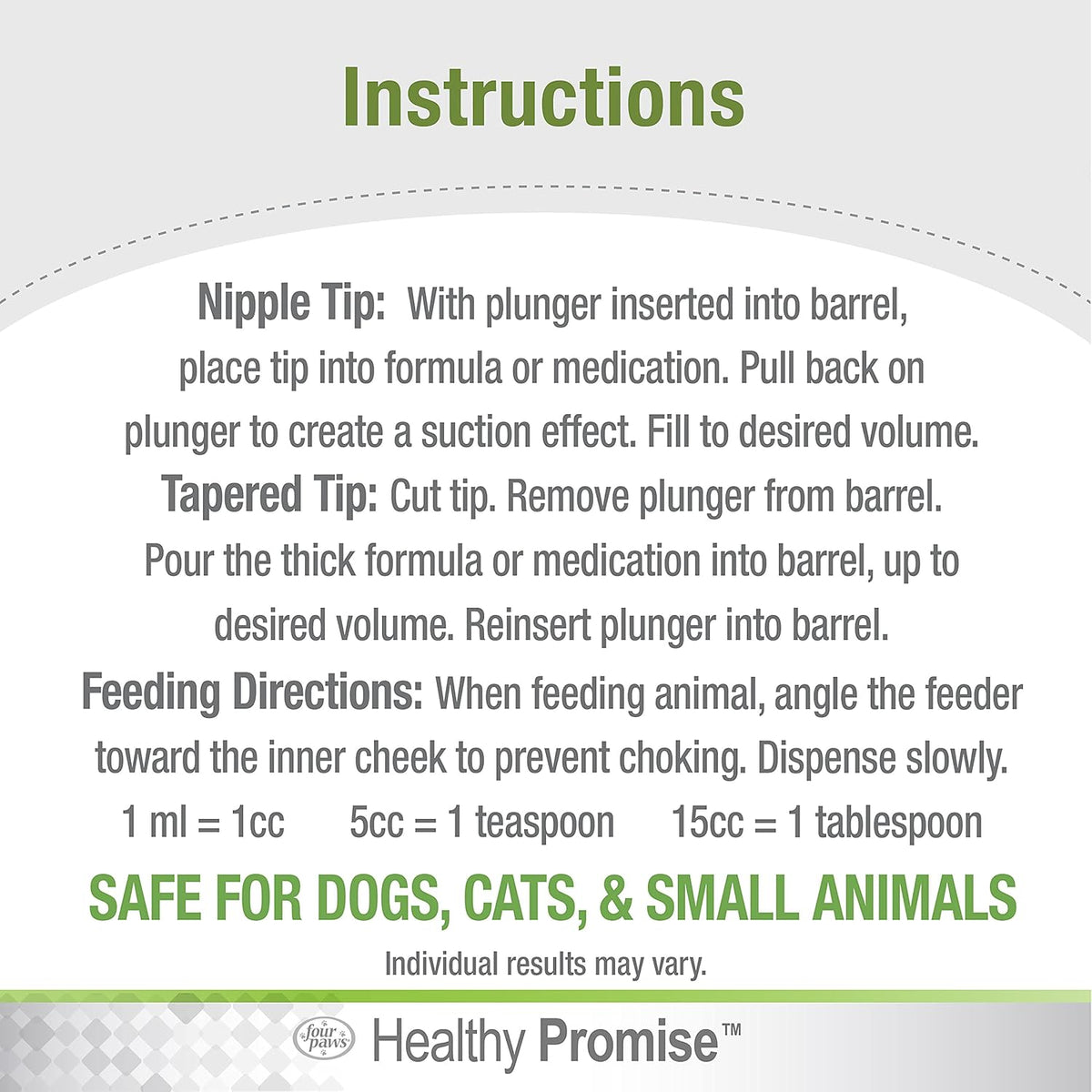 Four Paws Healthy Promise Easy Feeder Pet Feeding Syringe - Image 3