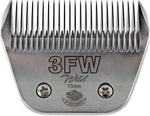 Furzone 30W wide pet grooming clipper blade showing back hinge attachment