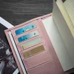 Ox Knight leather journal cover pen loop detail