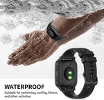 Flexible textured surface of RuenTech soft silicone fitness band