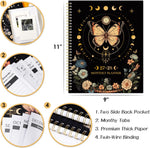 Pinchoco planner twin-wire binding and coated monthly tabs