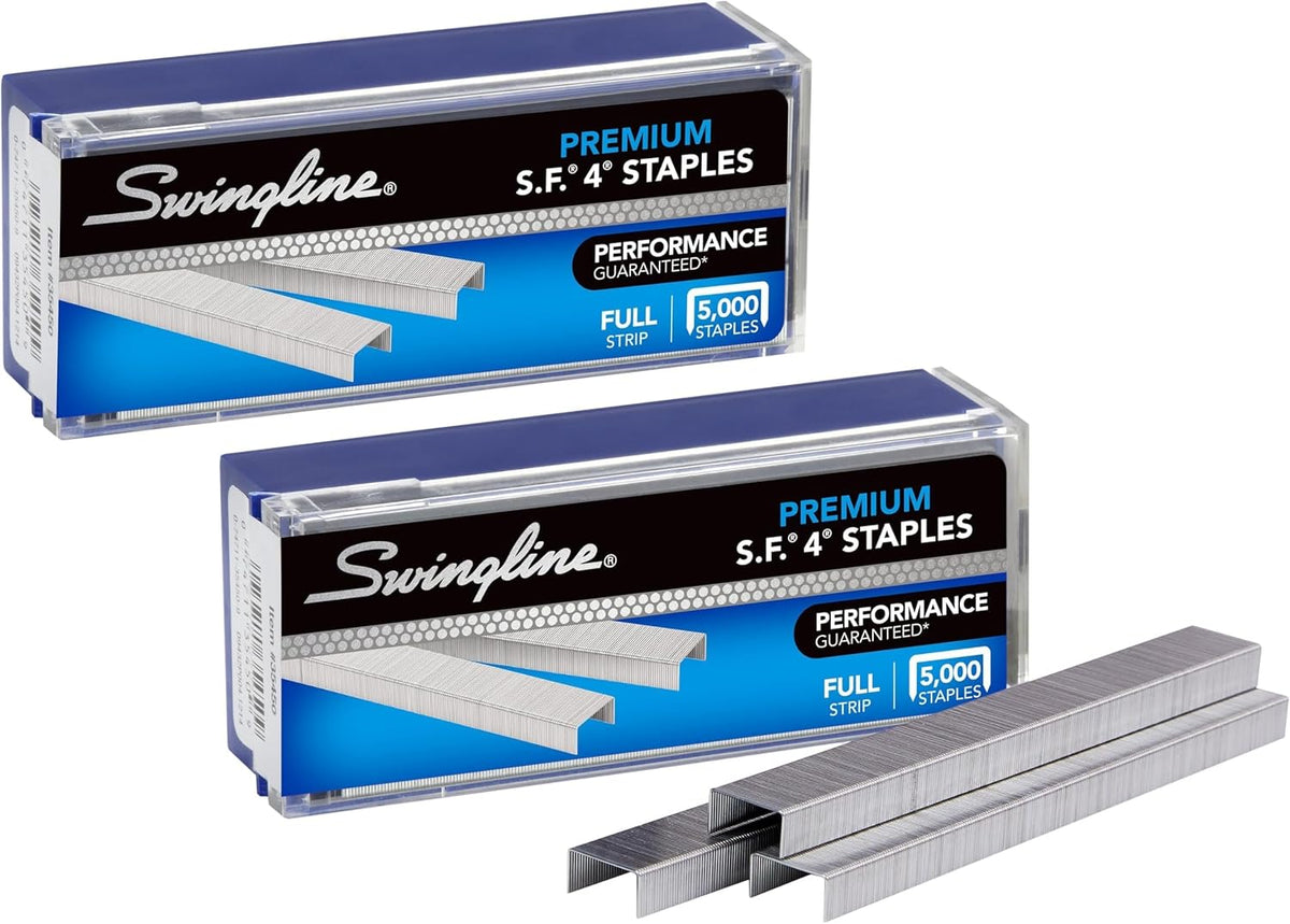 Swingline Staples, 5 Pack, S.F. 4, Premium, 1/4" Length, 210/Strip, 5000/Box (35481) - Image 11