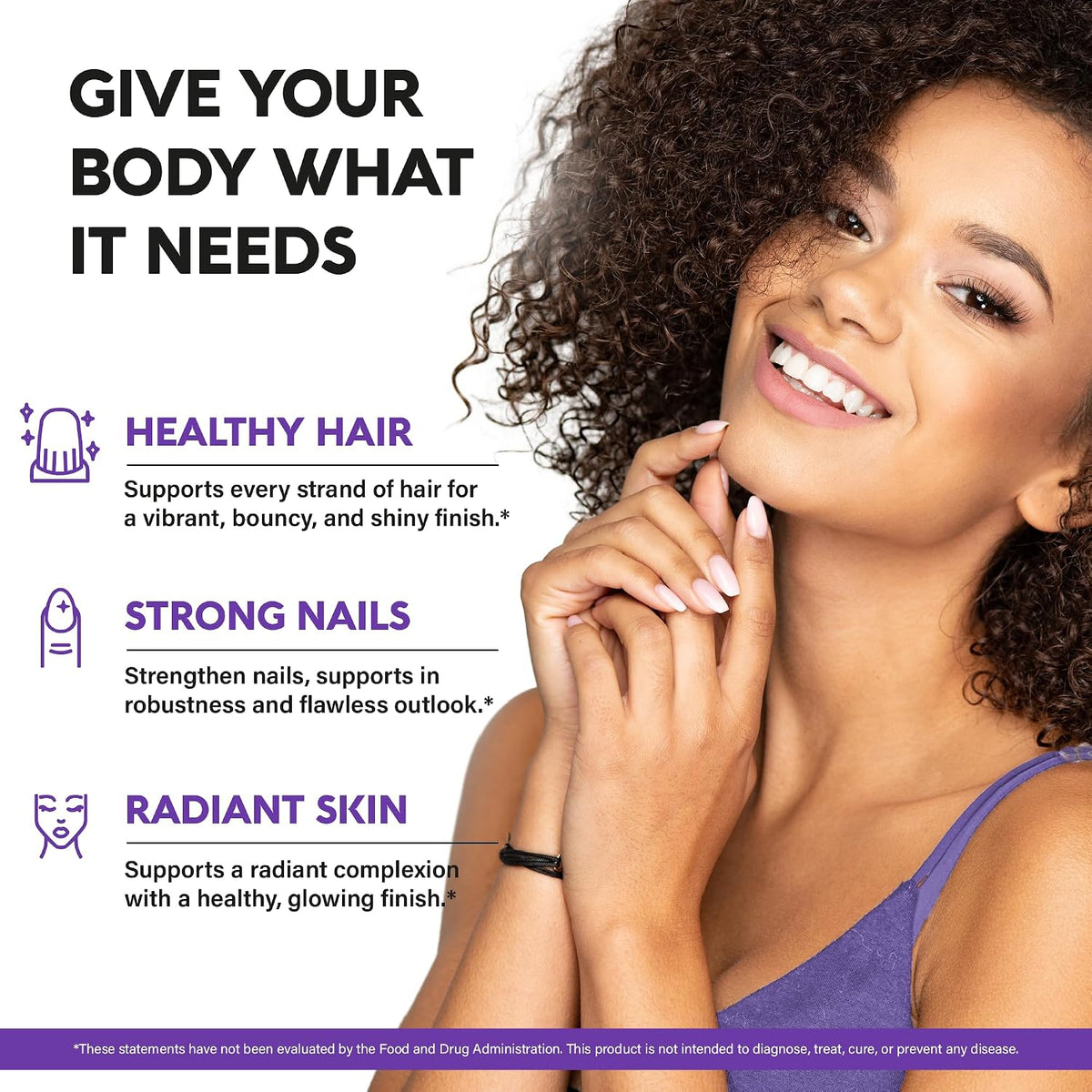 Liquid biotin and collagen drops dropper dispenser closeup
