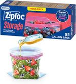 Ziploc gallon bags lifestyle kitchen organization