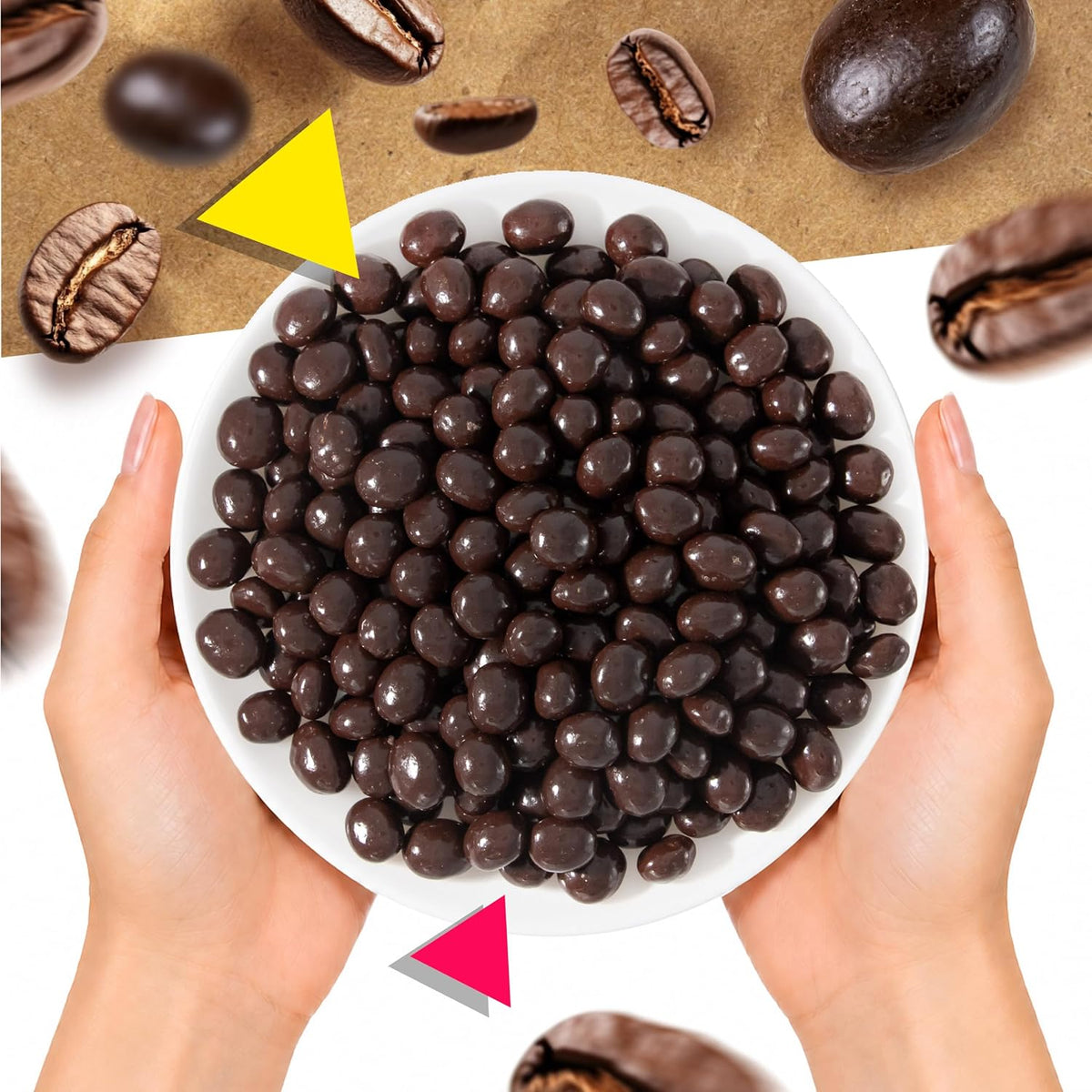 ItsDelish two pound bulk bag of imported chocolate coffee confectionery for gifting