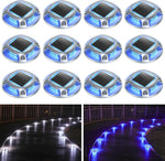AGPTEK Solar Driveway Lights Outdoor 4 Pack, 2 Color Modes LED Deck Dock | Marine Waterproof Driveway Marker Lights for Step Sidewalk Stair Garden Pathway Walkway Yard (Warm White/Cool White) - Image 11