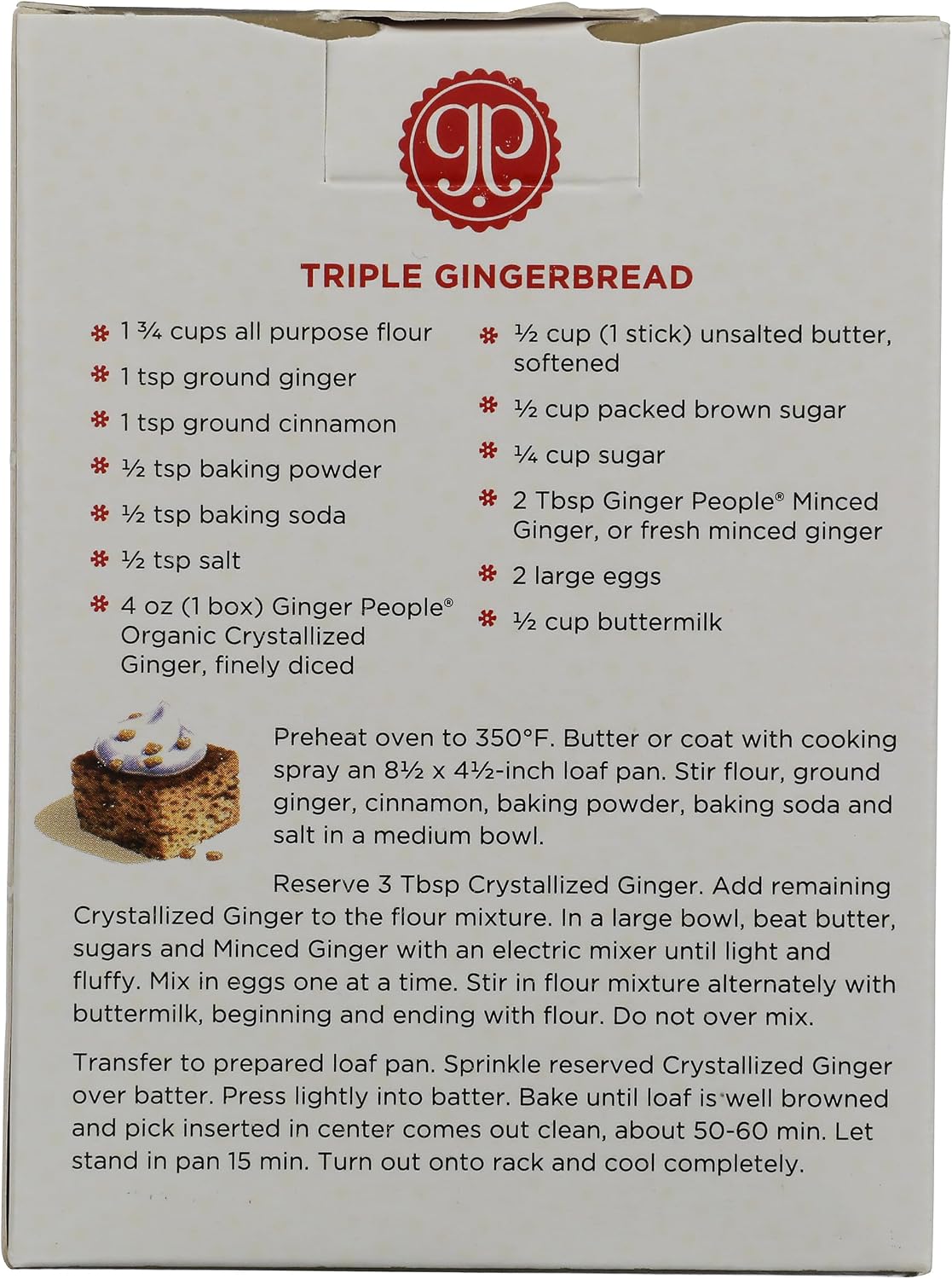 Diced organic crystallized ginger pieces displayed outside the packaging highlighting the natural texture.