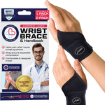 Doctor Developed Wrist Brace, Wrist Wraps for Carpal Tunnel Arthritis, Tendonitis, Hand Support, Ideal for Fitness, Weightlifting - Handbook Included (Wrist Brace 1 Pack) - Image 13