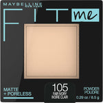 Maybelline Fit Me Matte + Poreless Pressed Face Powder Makeup & Setting Powder, Fair Ivory, 1 Count - Image 1