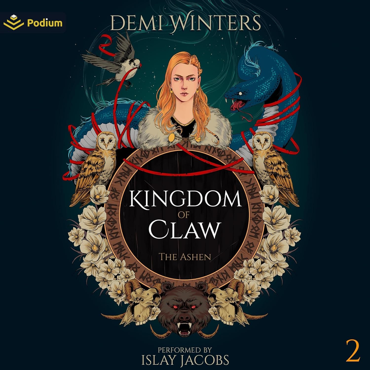 Demi Winters Kingdom of Claw hardcover book front view authentic fantasy romance novel