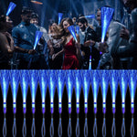 Yofobu 30 pack blue fiber optic wands front view