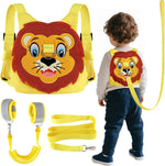 Ez4uvoy yellow toddler safety harness and wrist link front view