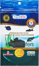 Northfin kelp wafers 250g packaging overview