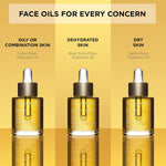 Clarins hydrating face oil applied on skin
