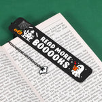 Raddimelo gothic bookmark displayed against a hardcover novel