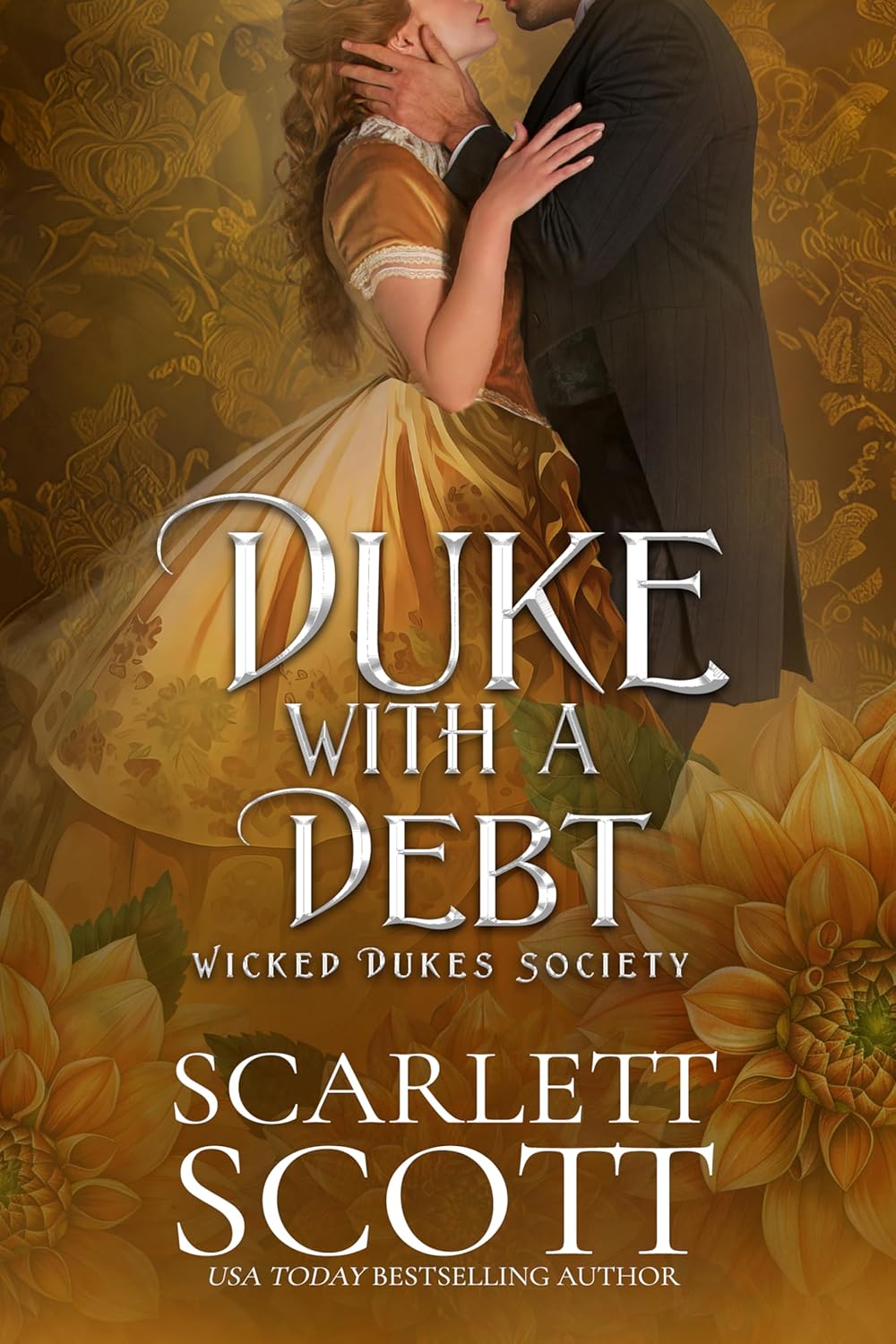 Scarlett Scott Duke with a Debt book cover front view historical romance novel