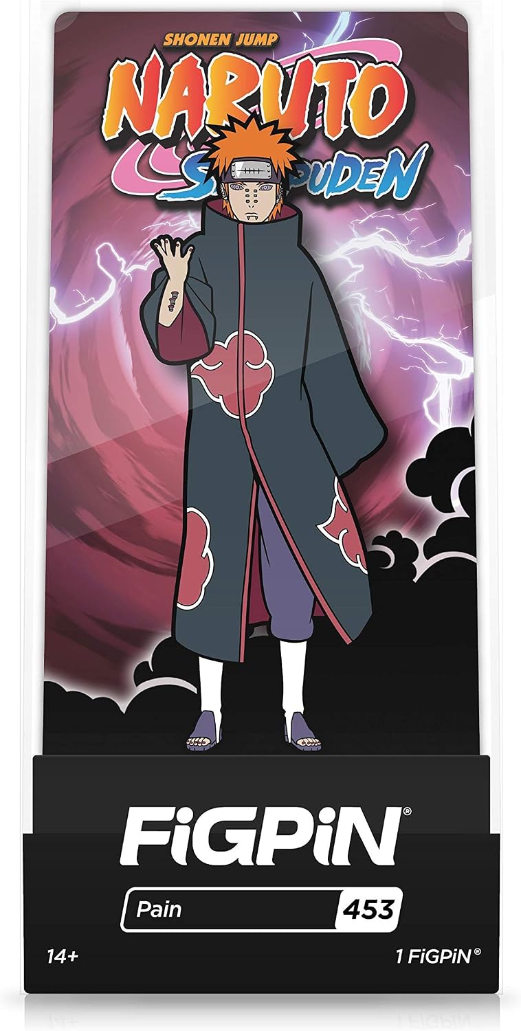FiGPiN Classic Naruto Shippuden Pain Number 453 inside display box