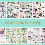 Planner Stickers - Monthly Planner Sticker and Accessories 25 Pages | 1500 + Stunning Functional and Colorful Stickers, Calendar Stickers Includes Festival Theme Journal Sticker - Image 9