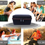 L LTGEM travel bag packed for portability with handle and organized accessories