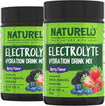 NATURELO Electrolyte Powder, Hydration and Mineral Drink Mix, Sugar Free & Non-GMO Berry Flavor 50 Servings - Image 9